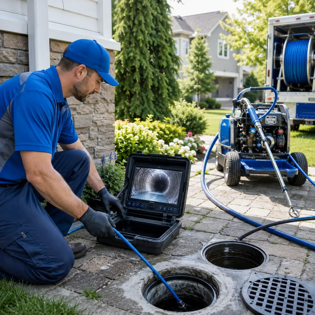 Outdoor drain cleaning professionals serving Holland, MI